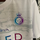 camisa-camiseta-al-nassr-kafd-nike-versao-versao-torcedor-masculina-23-24-away-fora-iii-third-terceira-3-cr7-cristiano-ronaldo-branca-branco-refletiva-detalhes-refletivos_6
