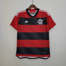 Camisa Flamengo Home 23/24 Torcedor Masculina - Vermelha e Preta