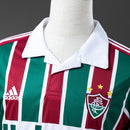 Camisa Fluminense Retrô Home 2010 Torcedor Masculina - Verde e Vinho