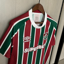 Camisa Fluminense Home 25/26 Torcedor Masculina - Verde e Vinho