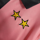 camisa-camiseta-juventus-kappa-sony-minidisc-versao-torcedor-masculina-97-98-away-fora-ii-secundaria-2-rosa-preta-preto-branco-branca-retro_2