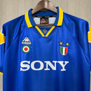 camisa-camiseta-juventus-kappa-sony-versao-torcedor-masculina-95-96-away-fora-ii-secundaria-2-azul-amarela-amarelo-retro_3