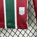 Camisa Manga Longa Fluminense Home 25/26 Torcedor Masculina - Verde e Vinho