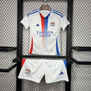 camisa-camiseta-olympique-lyonnais-lyon-adidas-emirates-fly-better-versao-versao-torcedor-conjunto-infantil-24-25-home-casa-i-principal-1-branca-branco-dourado-dourada-azul-vermelha-v