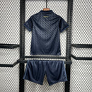 camisa-camiseta-shorts-juventus-adidas-versao-torcedor-conjunto-infantil-kids-24-25-third-away-fora-iii-terceira-3-azul-dourado-dourada_7